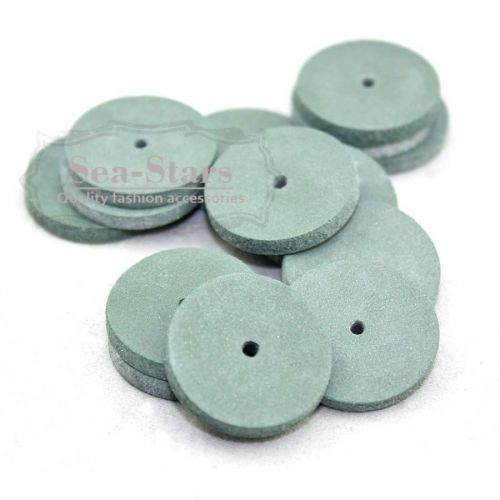 Green 100 Silicone Rubber Polishing Wheels Dental Jewelry Rotary Tool New Sale