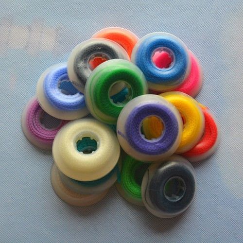 10 pcs dental elastic ultra power chain rubber bands 14 colors for choice for sale