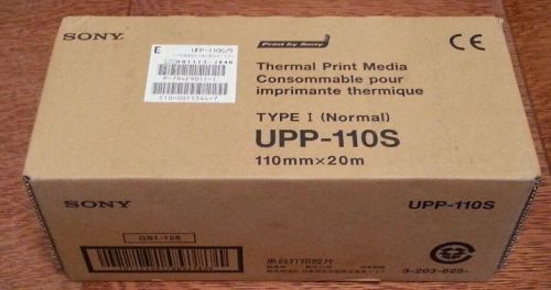 10 Pack  GENUINE Sony UPP-110S Paper 110mm x 20mm Type 1 Thermal Print