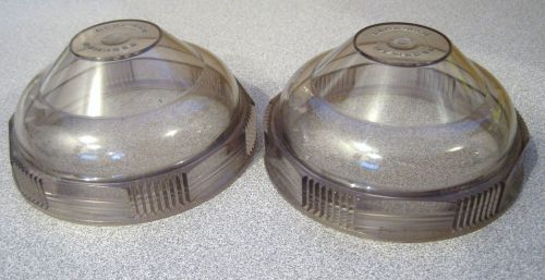 2 x beckman coulter centrifuge rotor bucket covers - screw-on for sale