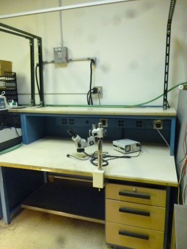 Large professional electronic laboratory assembly laminated desks (c148a) for sale