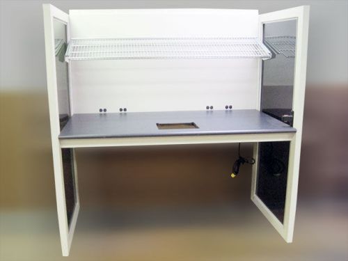 Iac isles airclean vfs636 clean room workstation lab bench 74 x 38 inches for sale