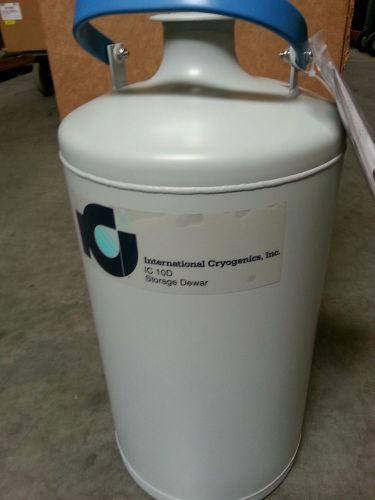 Cryogenic liquid nitrogen dewar 10 liter ic-10d - new for sale
