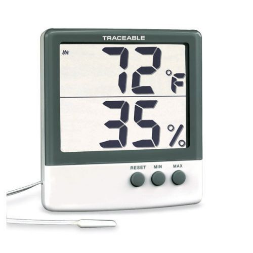 - Thermo-Humidity Meter  3.75&#034;W x 0.75&#034;D x 4.25&#034;H 1 ea
