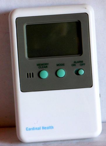 Cardinal health t2960-4 refrigerator freezer temperature monitor / alarm, no bot for sale