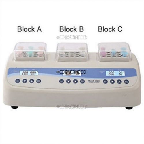 Dry bath incuabtor 3-in-1 individual control 5~100 centigrade heating minit-h3 for sale