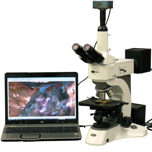 50x-2000x darkfield polarizing metallurgical microscope + 3mp camera for sale