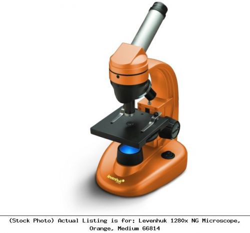 Levenhuk 1280x NG Microscope, Orange, Medium 66814: 24658