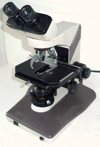 Nikon Labophot-2 Binocular Microscope With Eyepieces &amp; 3 E Plan Objectives