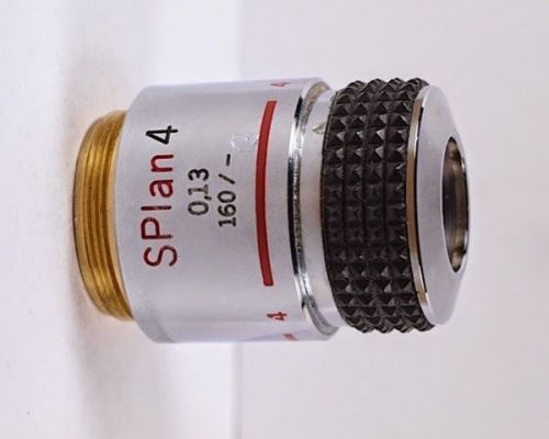 Olympus SPlan 4x /.13 160mm TL Microscope Objective