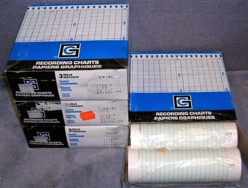 15cm recording chart paper range 1-20 lot of 12 rolls for sale