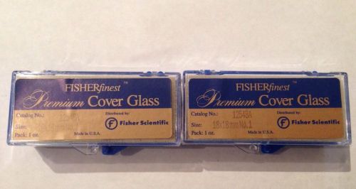 FISHER SCIENTIFIC PREMIUM COVER GLASS 30x22mm THICKNESS 1 CAT 12-548-5A