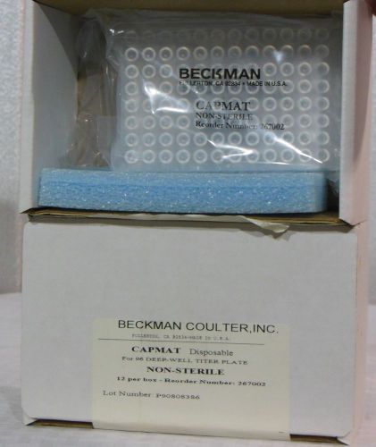 Beckman coulter 267002 cap mats for 96-well deep-well titer plate nonsterile x16 for sale