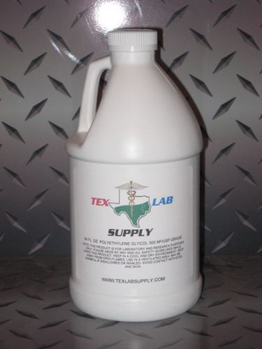Tex Lab Supply 64 Fl. Oz. POLYETHYLENE GLYCOL - 300 PEG NF/USP GRADE - Sterile
