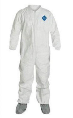 Ty122swh3x00 dupont 3x white 5.4 mil tyvek disposable coveralls. (6 each) for sale