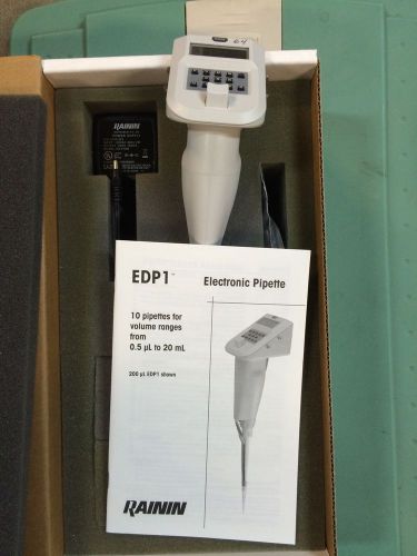 Rainin edp1 electronic digital pipette se1-10000 new! for sale
