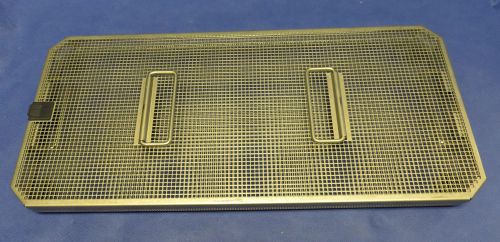 AESCULAP JF221R FULL SIZE WIRE BASKET &amp; COVER PERFORATED 21 x 9-7/8 x 1-1/2