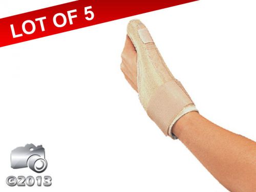 Pack of 5 left &amp; right hand thumb spica splint / forearm &amp; thumb support medium for sale