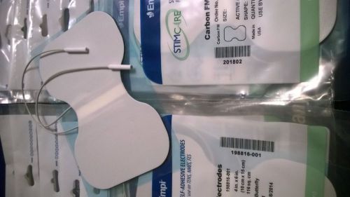 TENS UNIT HIGHLY REUSABLE CARBON FM ELECTRODES GREAT FOR BACK PAIN/PHYS THERAPY