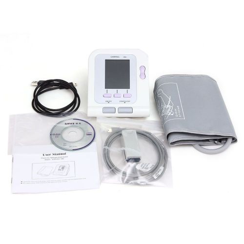 Contec 08a tft blood pressure bp monitor patient monitor+software+spo2 sensor for sale