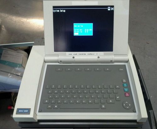 Ge marquette mac 5000  color ekg machine ..very nice  .no acquisition module for sale