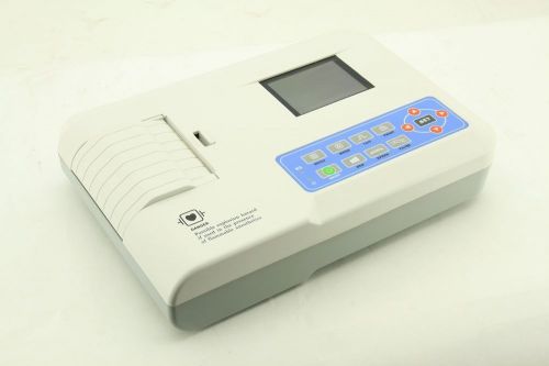 2014 NEW ECG100G Single Channel 12 Leed Portable ECG/EKG Machine with printer