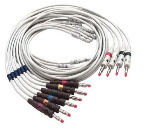 10-lead repalceable leadwire set for CP-100/CP-200, banana plug termination