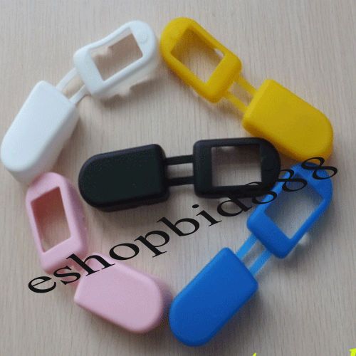2014 5 colors  Silicon Rubber case protect bag for Fingertip pulse oximeter ce