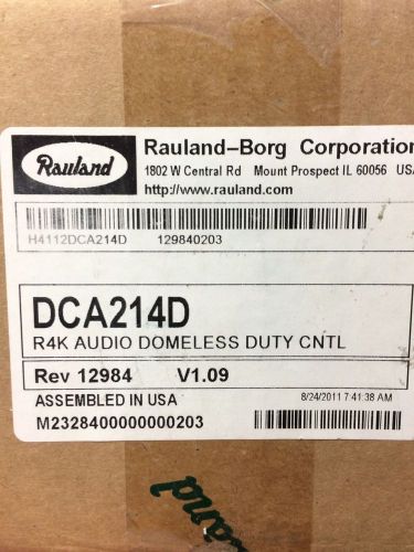 Rauland-Borg R4K Audio Domeless Controller - DCA214D