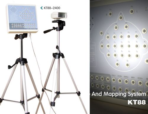 Ce digital 24 channel eeg&amp;mapping system machine,two tripods,emg eog ecg resp for sale