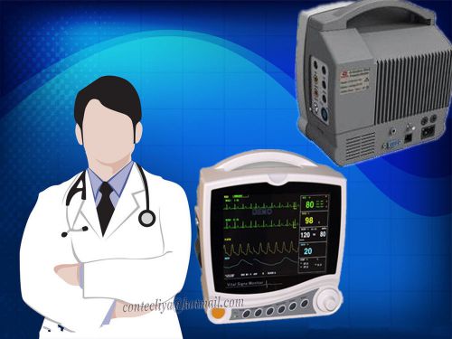2014 New ICU vital signs Patient Monitor ECG NIBP SPO2 PR RESP TEMP CMS6800