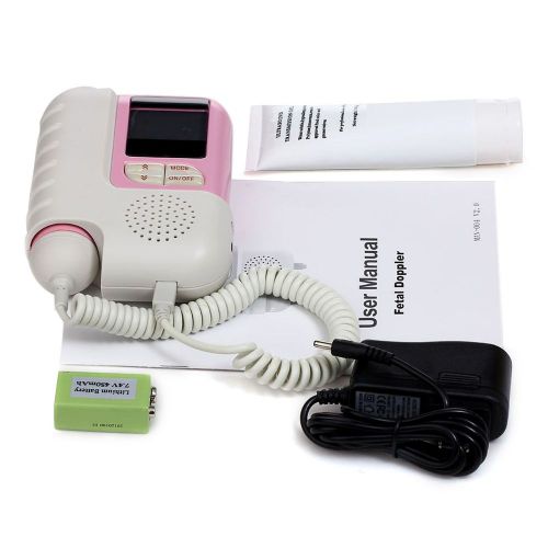 Clearance Sale Fetal Doppler 2MHz with LCD Display &amp; Rechargeable Batteries