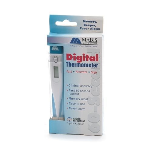 MABIS 15-691-000 60 SECOND DIGITAL THERMOMETER