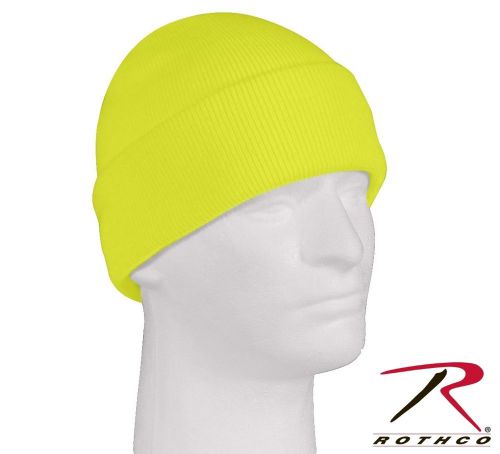 Rothco watch cap - extreme high visibility safety lime green watch cap - acryic for sale