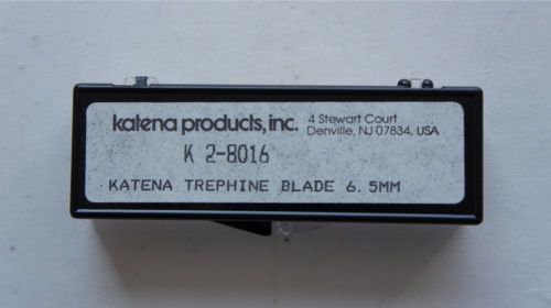 Katena corneal trephine blade 6.5mm ref # 2-8016 for sale