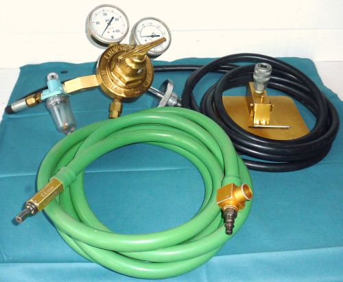 Midas rex drill system / victor 2 stage regulator, hose &amp; footswitch for sale