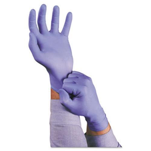 Ansell 92675M Tnt Disposable Nitrile Gloves, Non-powdered, Blue, Medium, 100/box