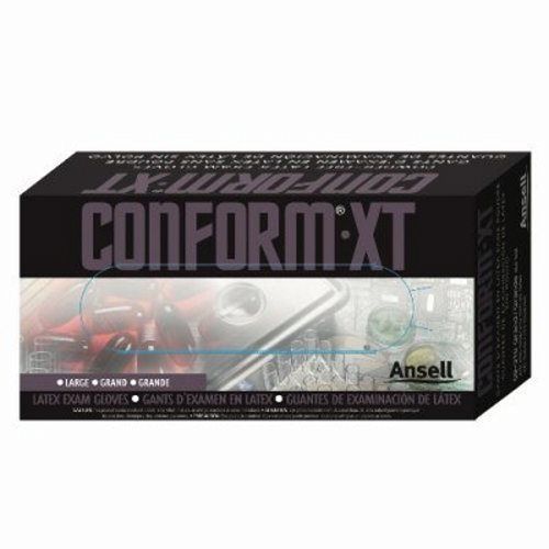 Ansell Conform XT Latex Gloves, Large, 100 Gloves (ANS 69318L)
