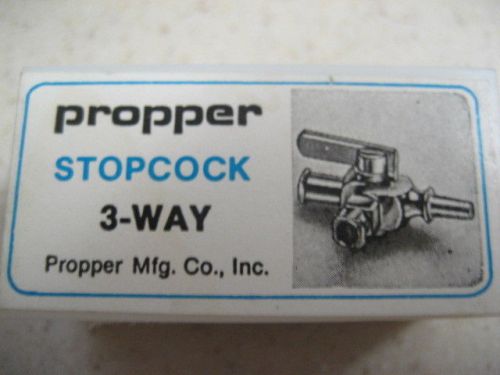 Surgical syringe stopcock - 3-way ayer  &#034;new&#034;  by propper   free u s shipping for sale