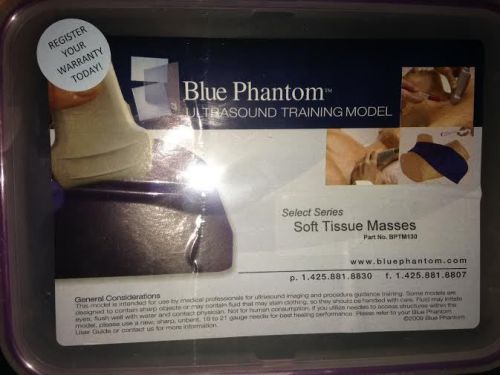 Blue phantom: soft tissue biopsy ultrasound training block model brand new for sale