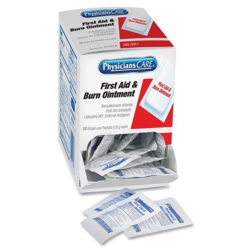 Acme united first aid single-use packets burn ointment - 50 / box for sale