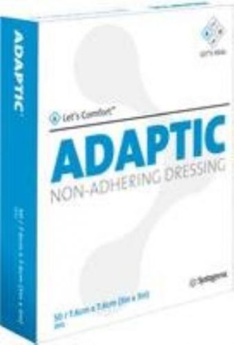 NEW Johnson&amp;Johnson (Systagenix) ADAPTIC Non-Adhering Dressing - 3&#034; x 3&#034; - 50/Bx