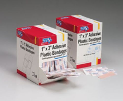NEW First Aid Only-1 in. x3 in.  Plastic bandage- 500 per dispenser box