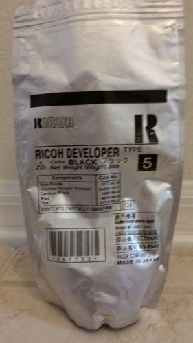 OEM Genuine Ricoh Developer Type 5 black for Ricoh Savin Lanier Gestetner