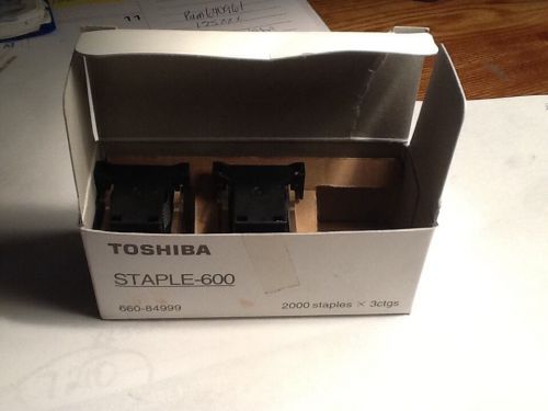 Genuine NEW Toshiba Staple 600 (three cartridges per box) Same Day Shipping