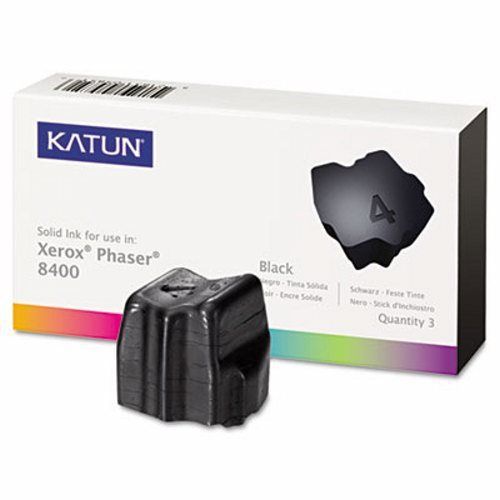 Katun KAT38707 Compatible, Solid Ink, 3,400 Yield, 3 per Box, Black (KAT38707)