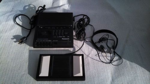 Panasonic RR-930 Microcassette Transcriber Recorder with Foot Pedal