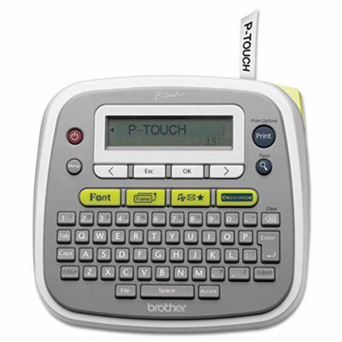Brother P-touch P-Touch PT-D200 Label Maker, 2 Lines, Gray (BRTPTD200)