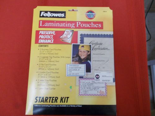 Fellowes Laminating Pouches Starter Kit 25pk