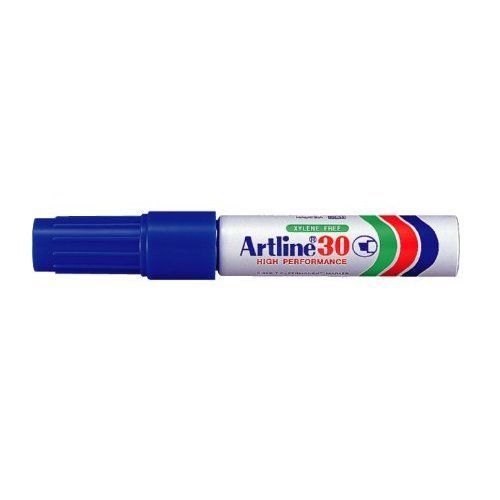 Artline 30 2-5mm Chisel Tip Permanent Marker - Blue [Pack of 12]